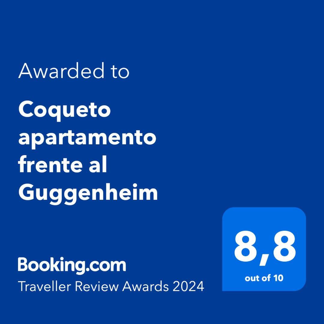 Coqueto apartamento frente al Guggenheim Bilbao Esterno foto